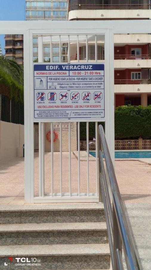 Apartamento Veracruz - Primera Linea De Playa Benidorm Eksteriør bilde